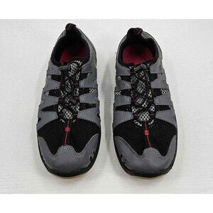 Lands End Mens Closed Toe Active Mesh Water Shoe Low Top Bungee Lace-up Sz 8D